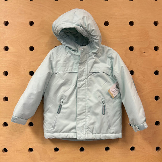 Light Blue Puffy Jacket