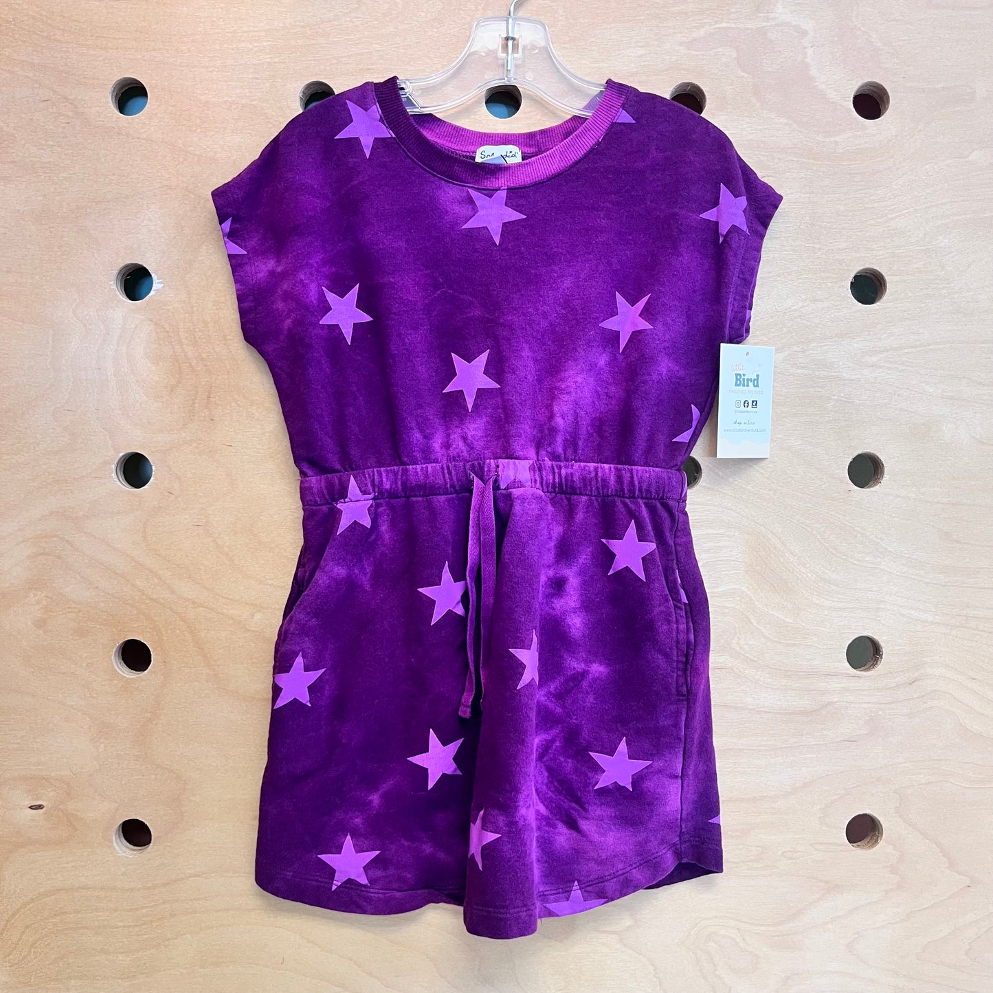 Purple Tie Dye Stars Dress