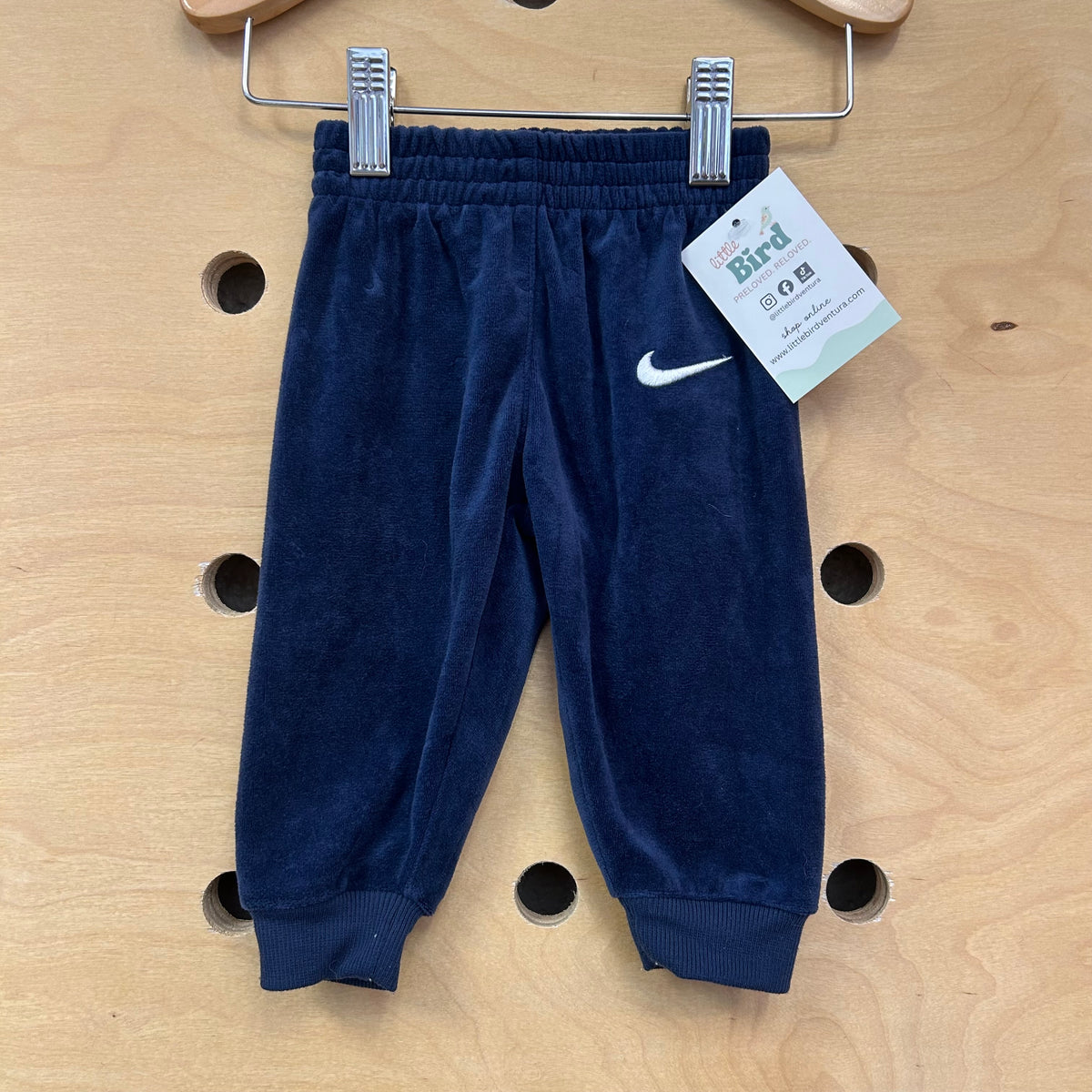 Blue Velour Joggers