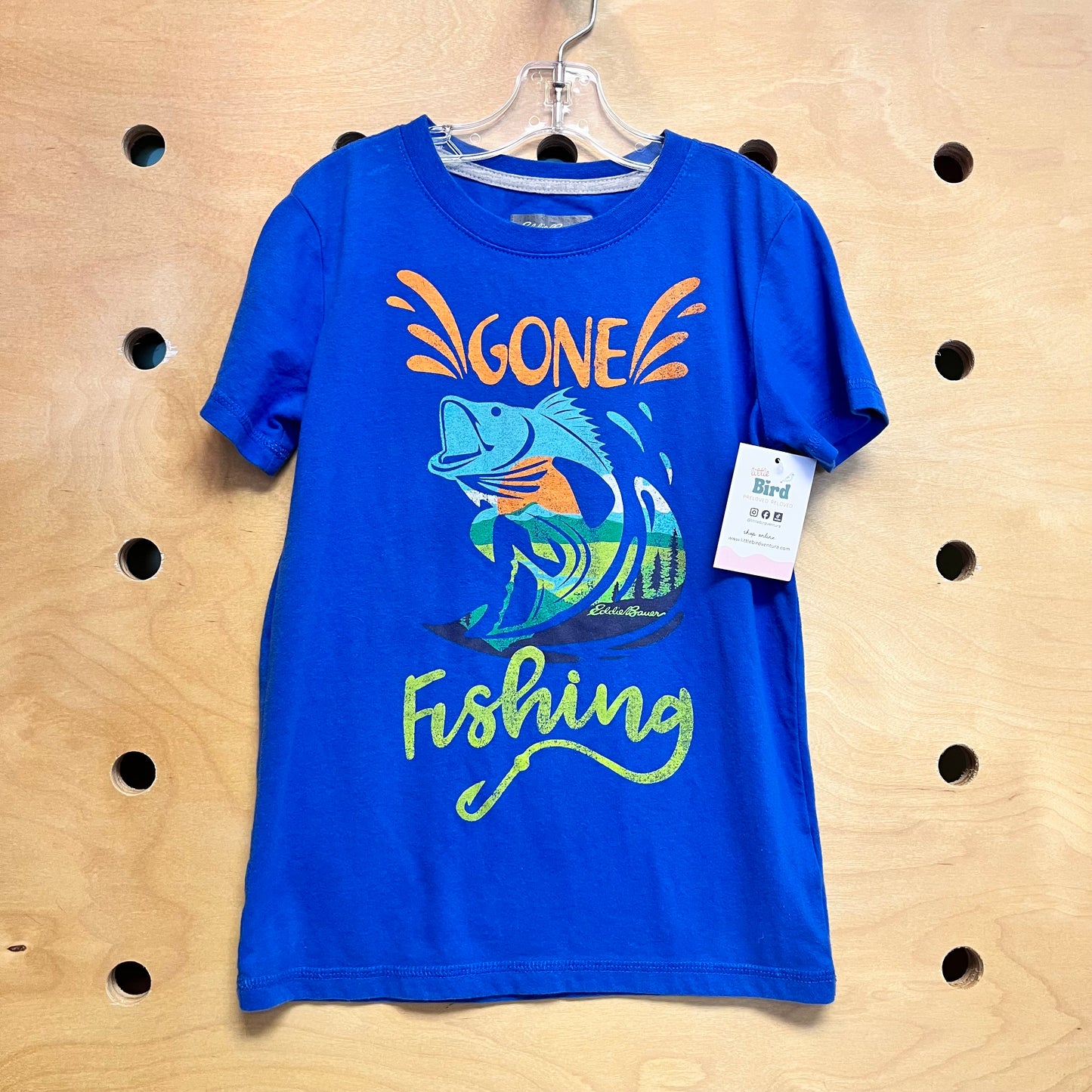 Blue Gone Fishing Tee