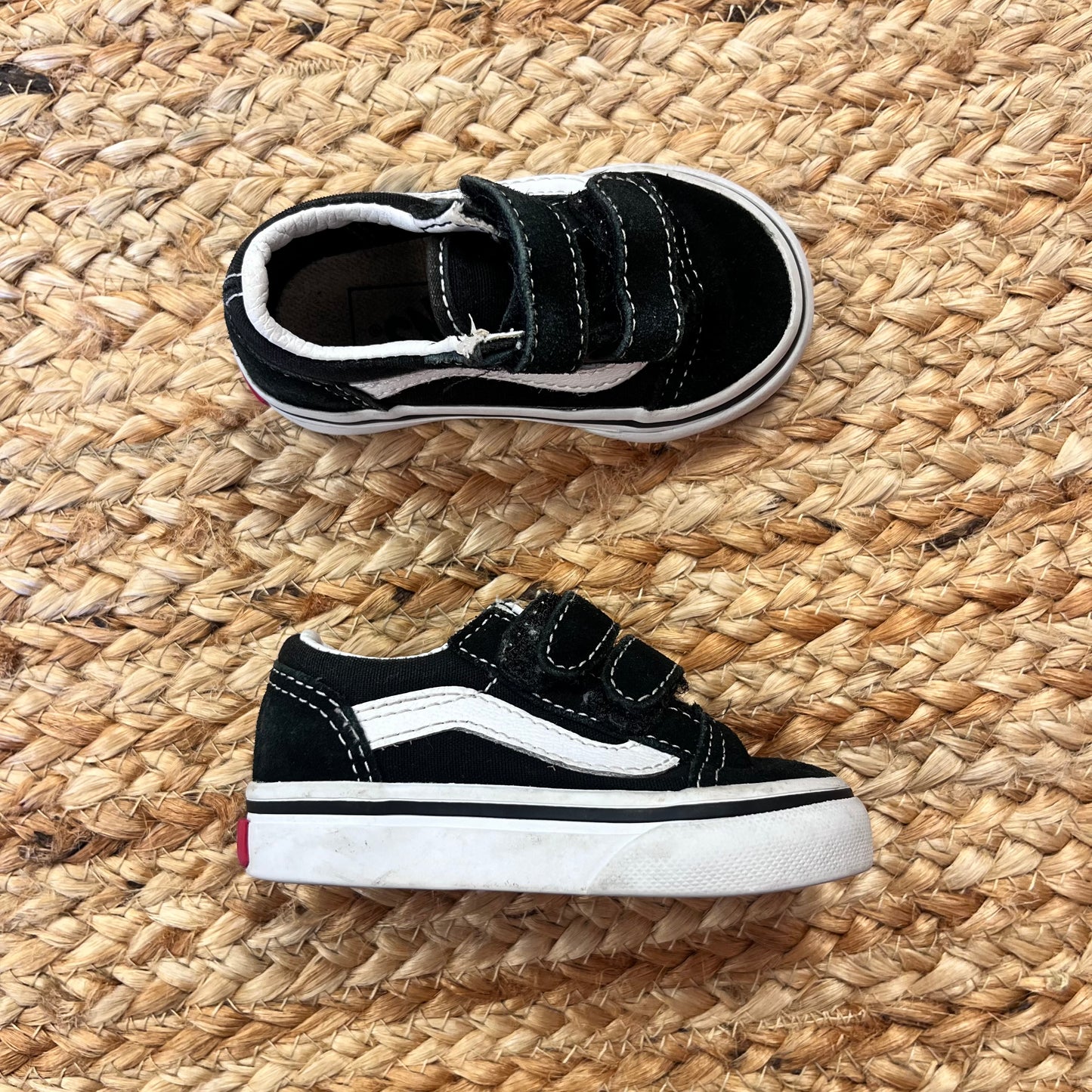 Black V Skate Sneakers