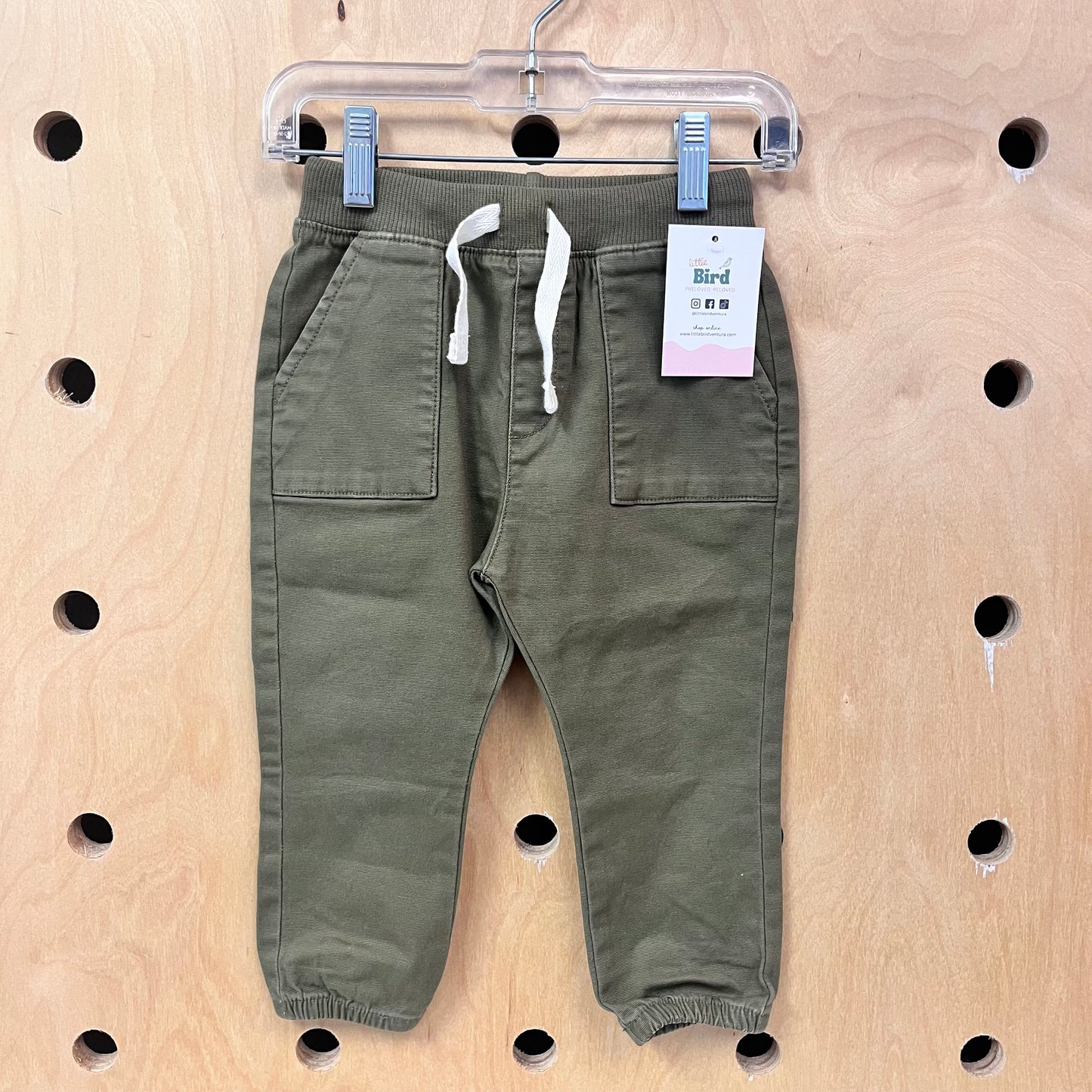 Green Drawstring Joggers