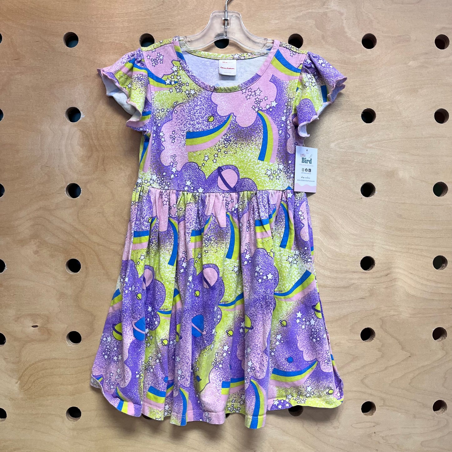 Splatter Rainbow Planets Dress