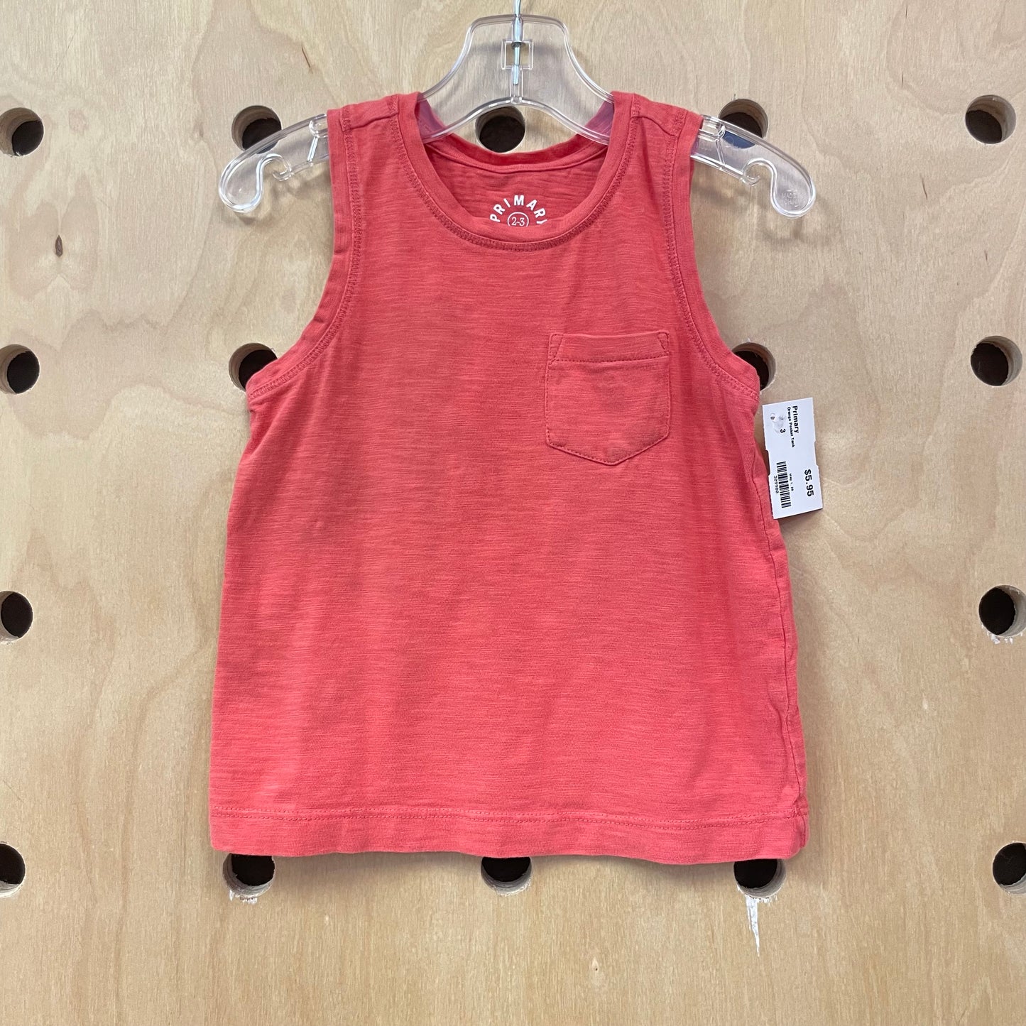 Orange Pocket Tank