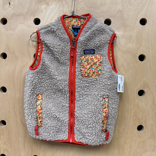 Retro-X Vest Yellow Floral