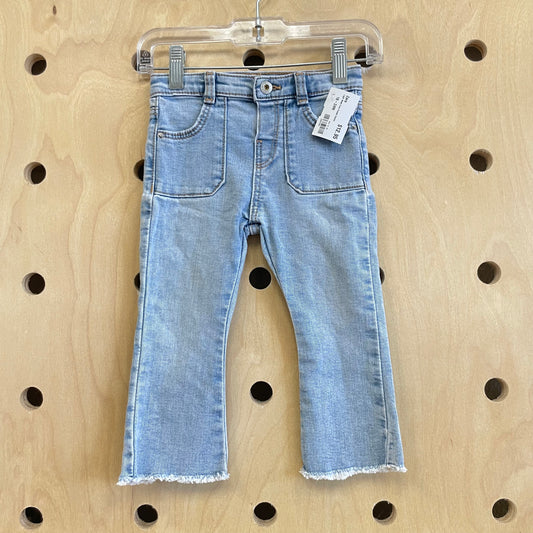 Light Wash Front Pocket Denim