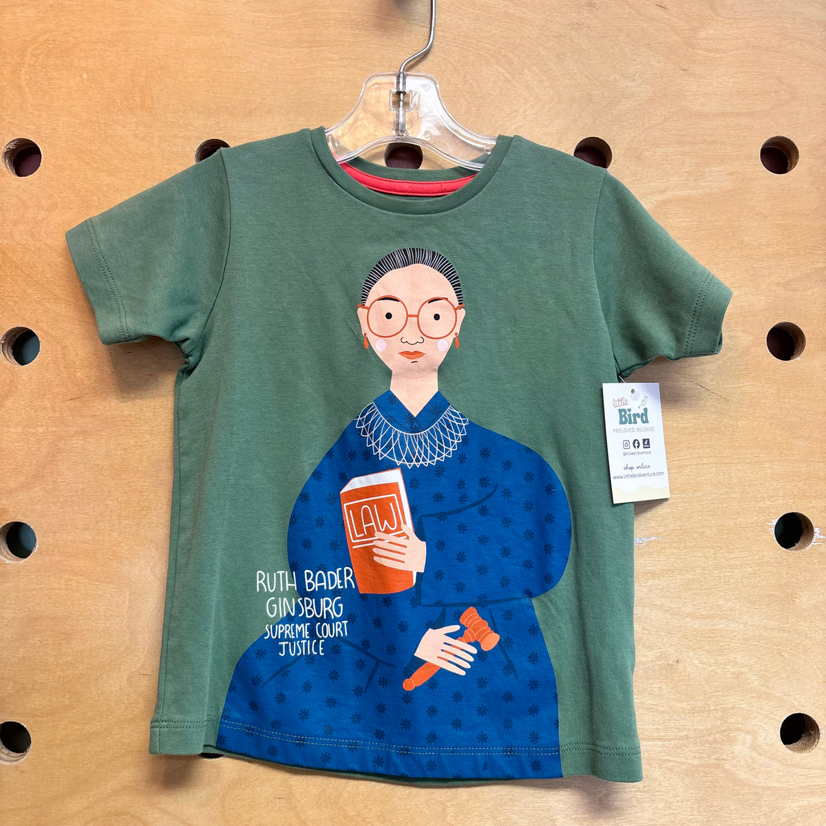 Green Ruth Bader Gingsburg Tee