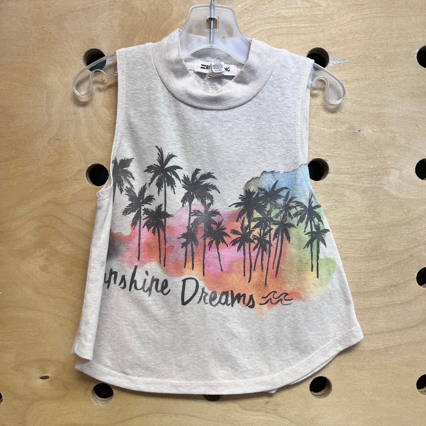 Cream 'Sunshine Dreams' Palms Tank