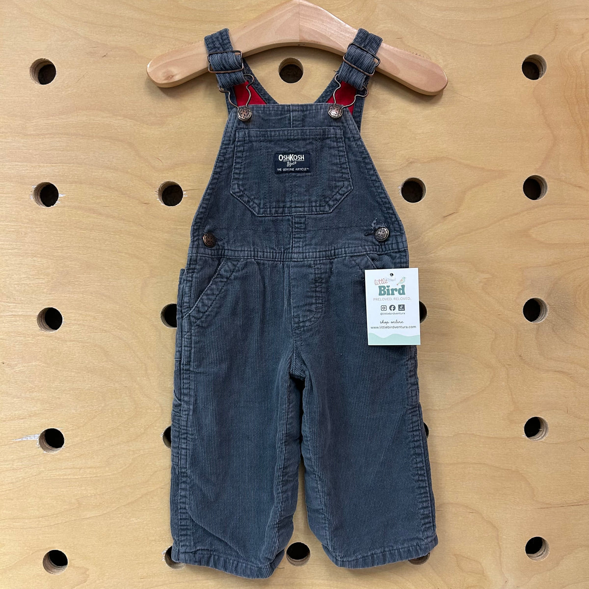 Blue Lined Overalls