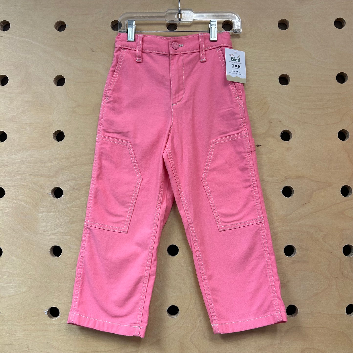 Bright Pink Carpenter Denim
