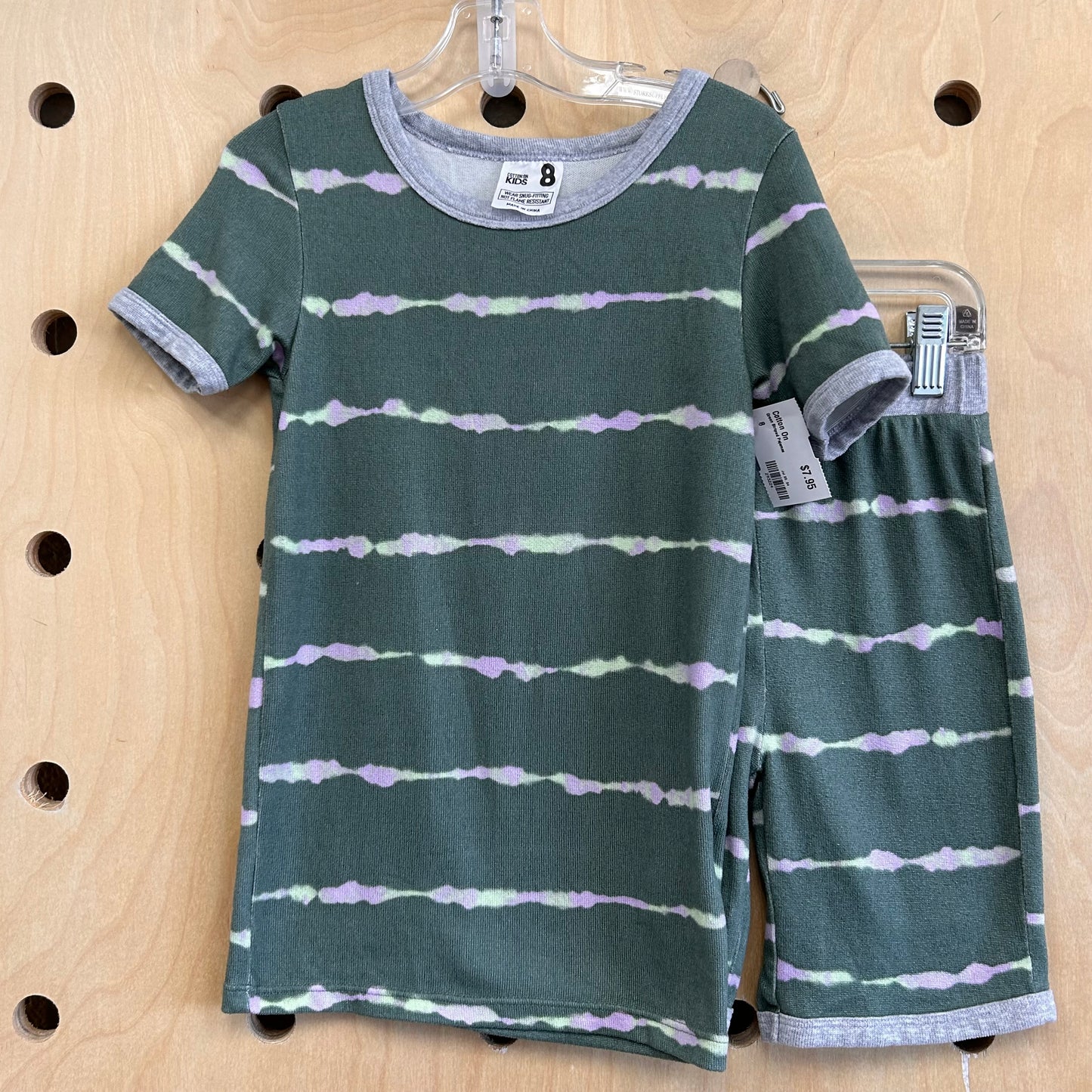 Green Striped Pajamas