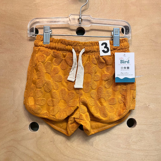 Mustard Flower Terry Shorts NEW!!