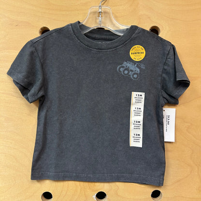 Grey Monster Truck Tee NEW!