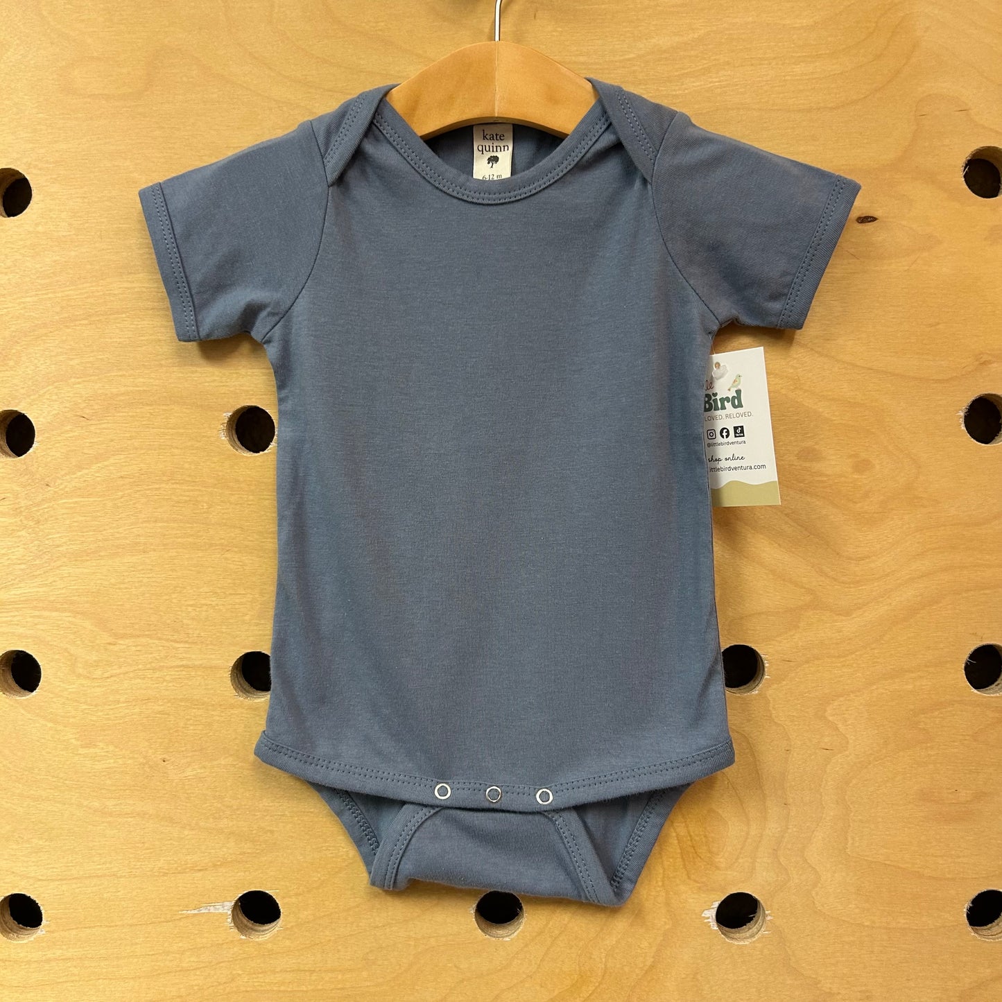 Organic Blue Bodysuit