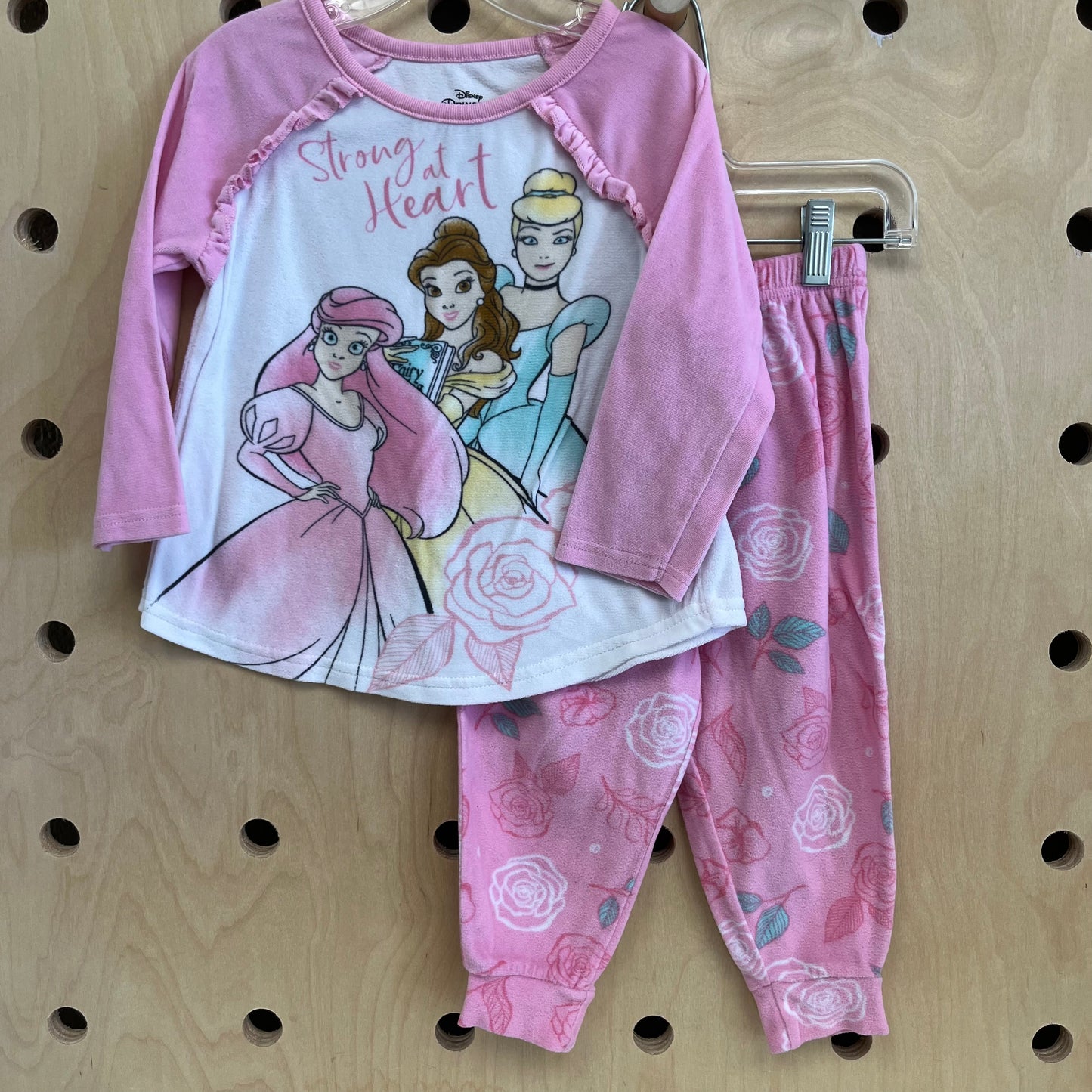 Strong at Heart Princess Fleece Pajamas