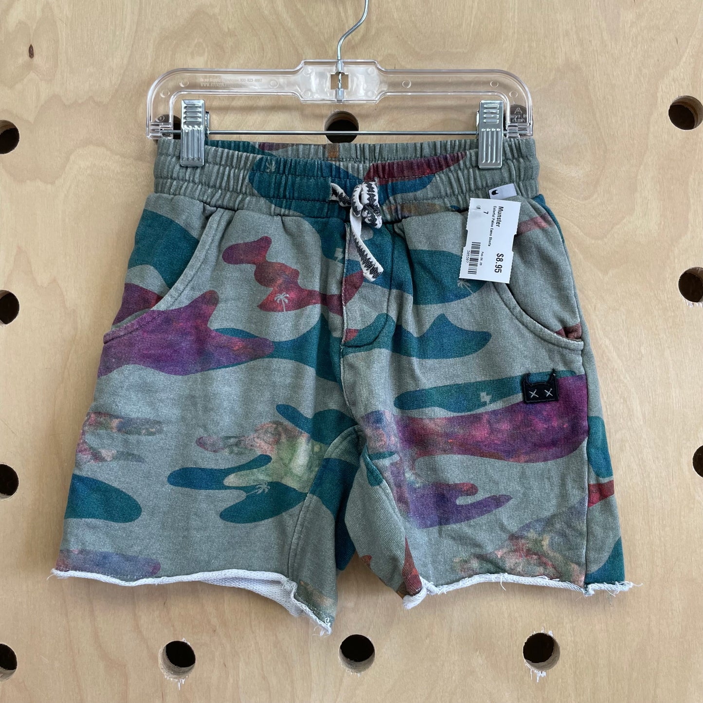 Colorful Palms Camo Shorts