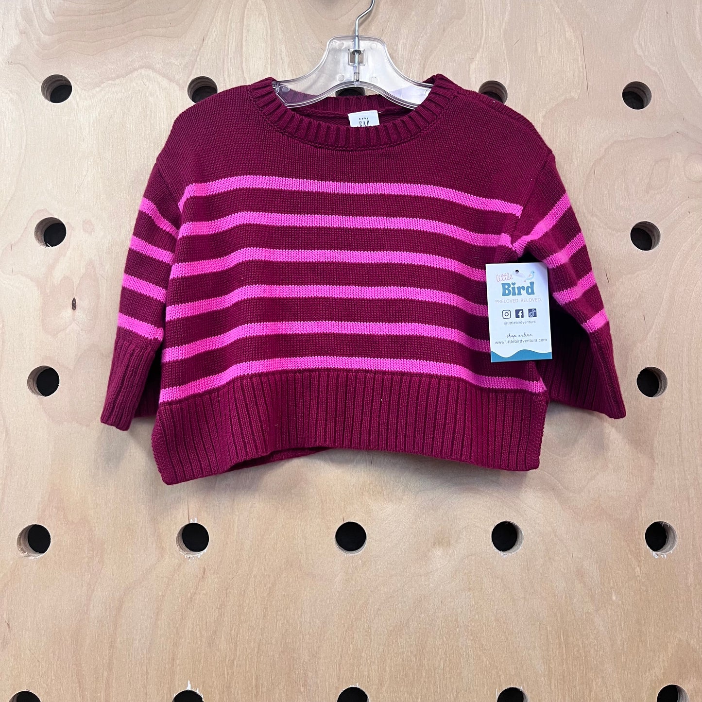 Pinks Striped Sweater