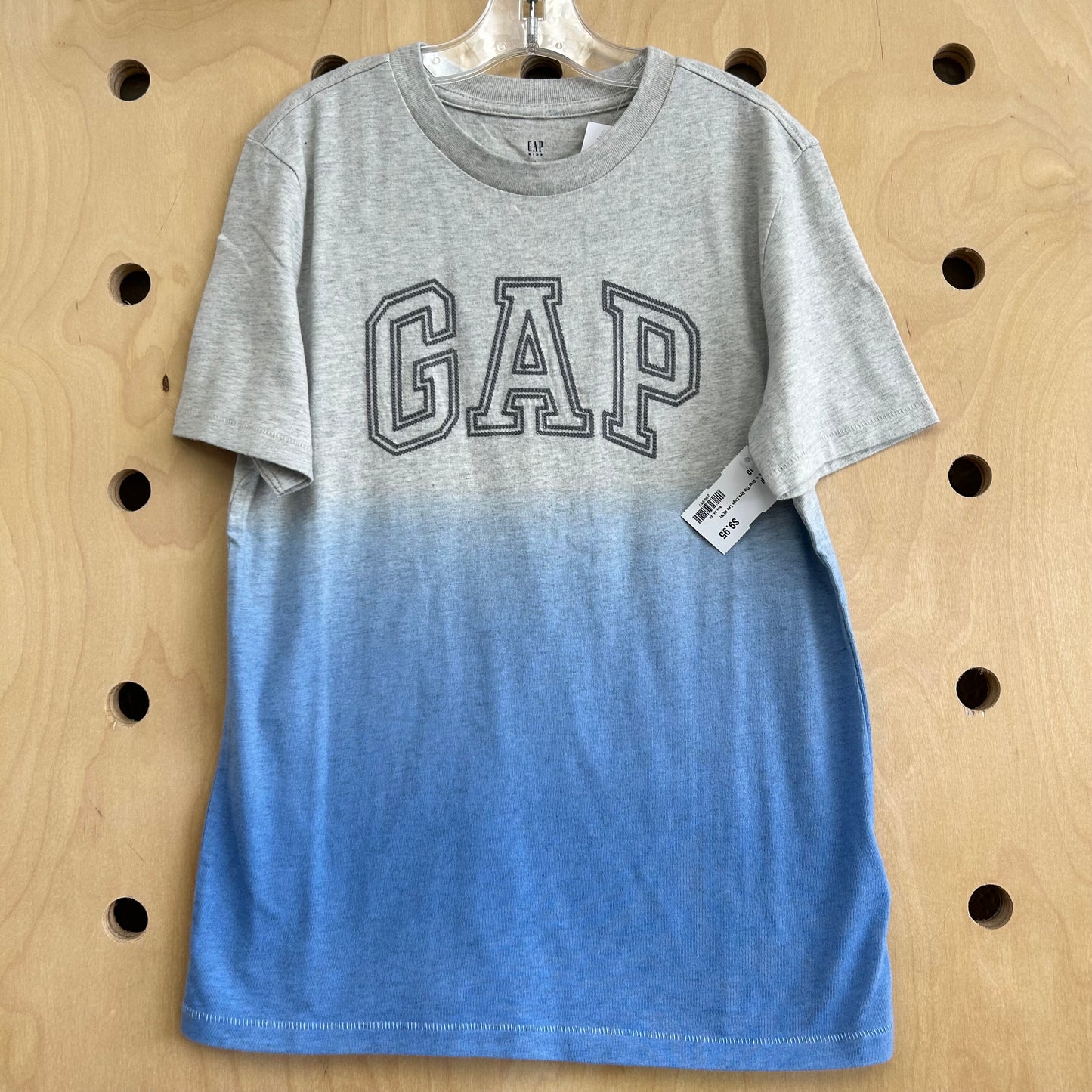 Blue + Grey Dip Dye Logo Tee NEW!