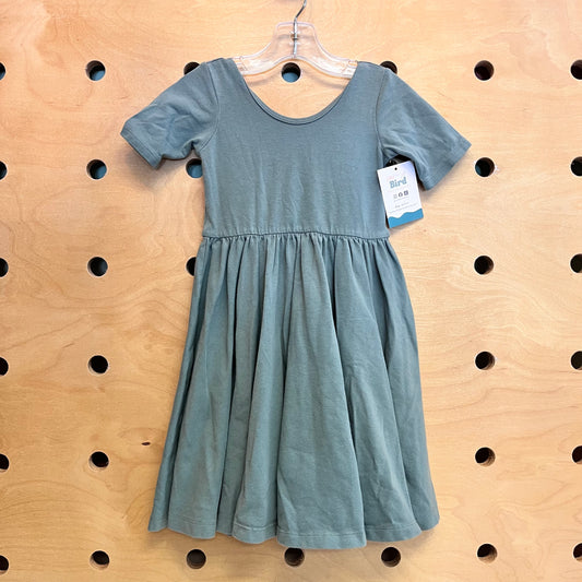 Dusty Blue Twirl Dresss