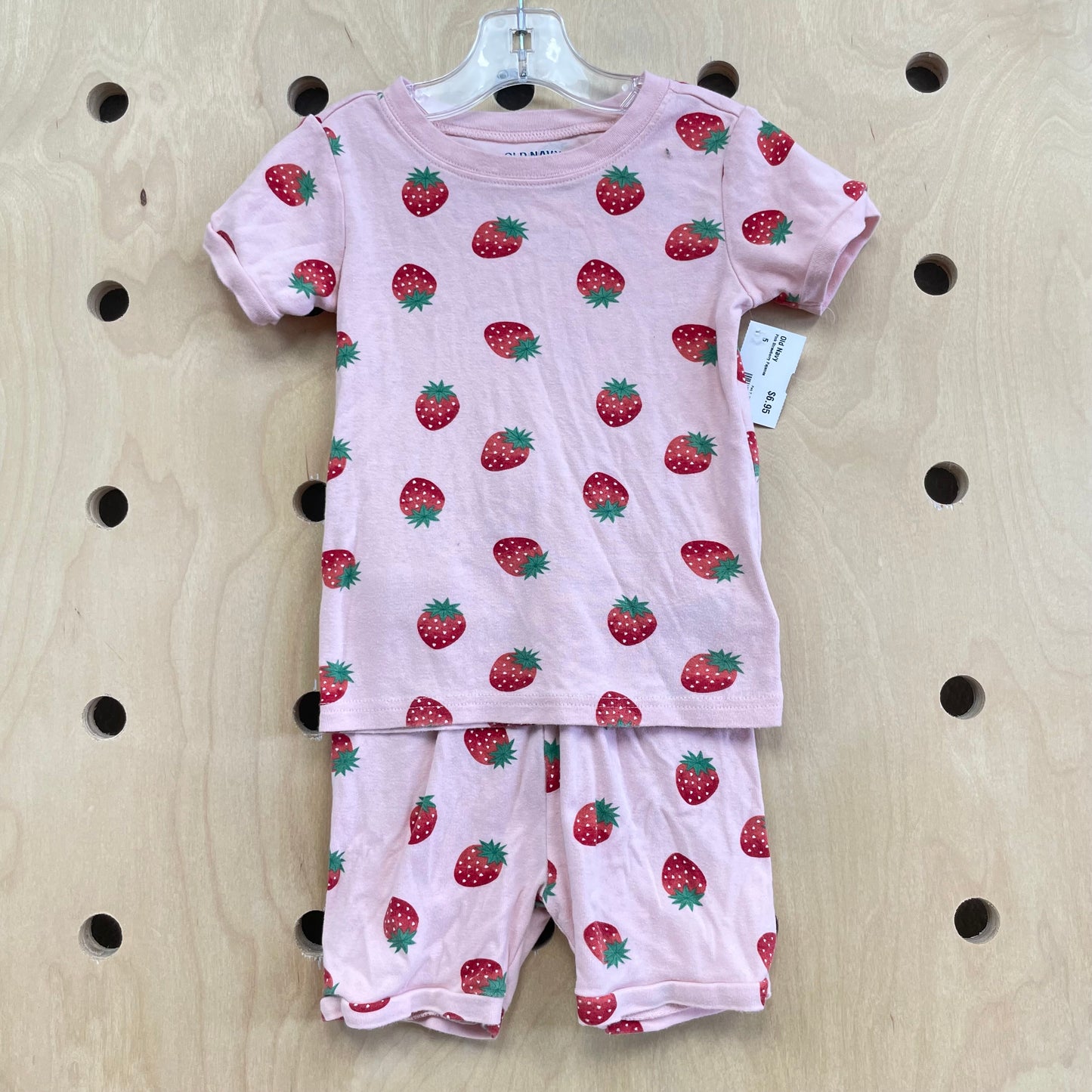 Pink Strawberry Pajamas