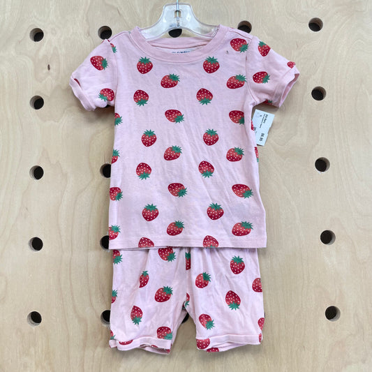 Pink Strawberry Pajamas