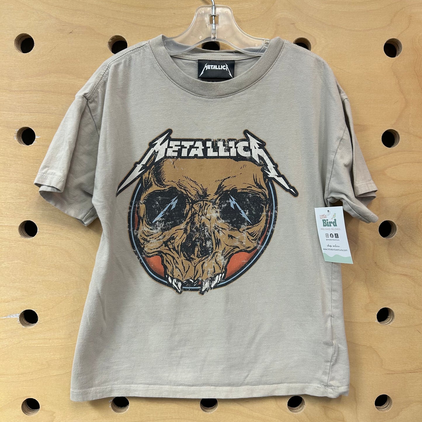 Tan Metallica Tee