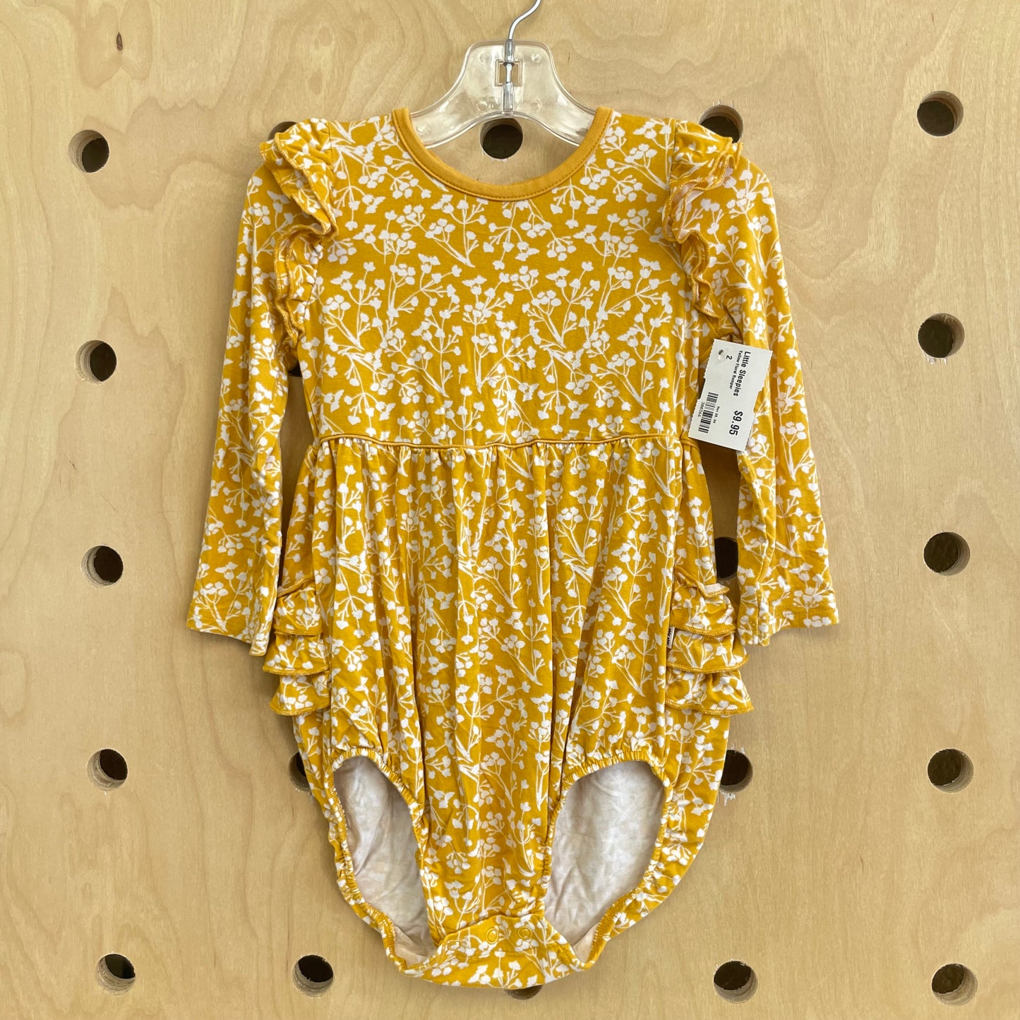 Yellow Floral Romper