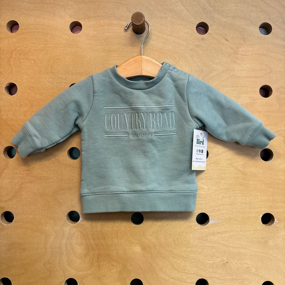 Seafoam Country Road Sweatshirt
