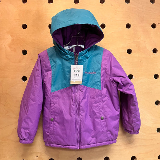 Purple/Teal Insulated Snow Jacket
