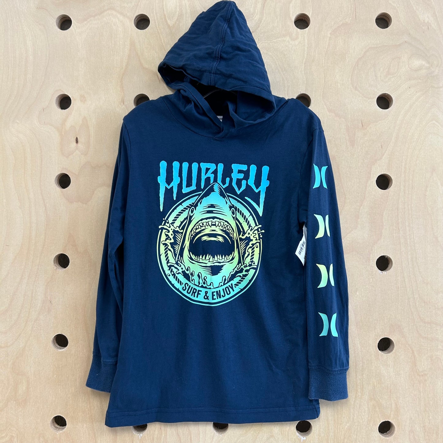Blue Logo Hoodie Tee
