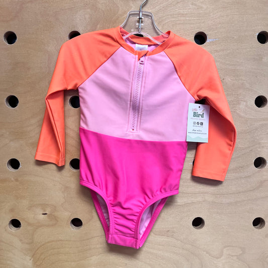 Pink/Orange Swimsuit