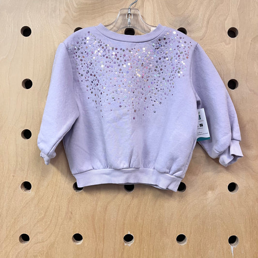 Lavender Sequins Pullover