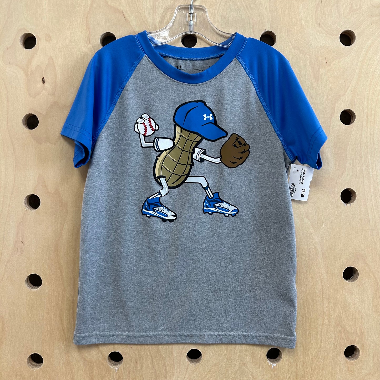 Blue & Grey Baseball Tee