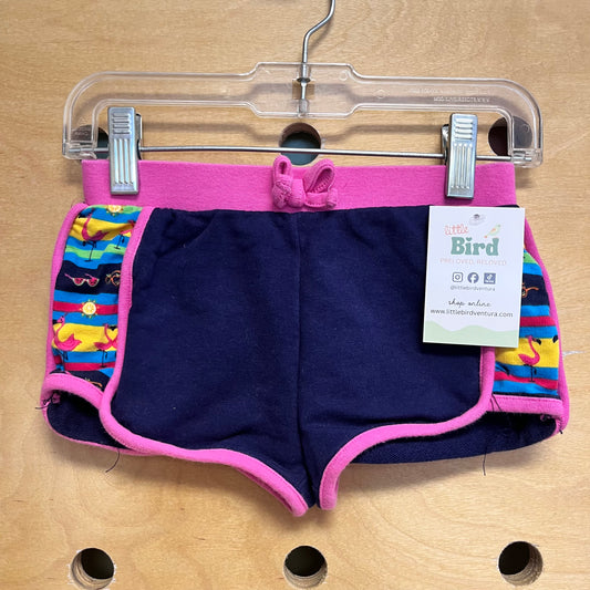 Navy & Pink Summer Shorts