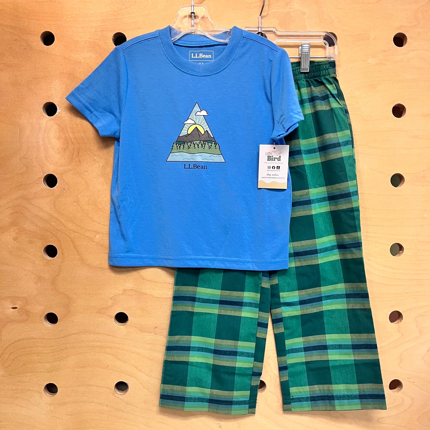 Blue/Green Plaid Pajamas