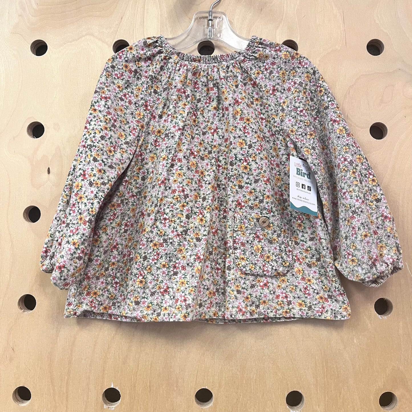 Floral Cord Top