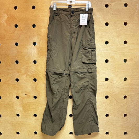 Olive Quick Dry Cargo Convertible Pants