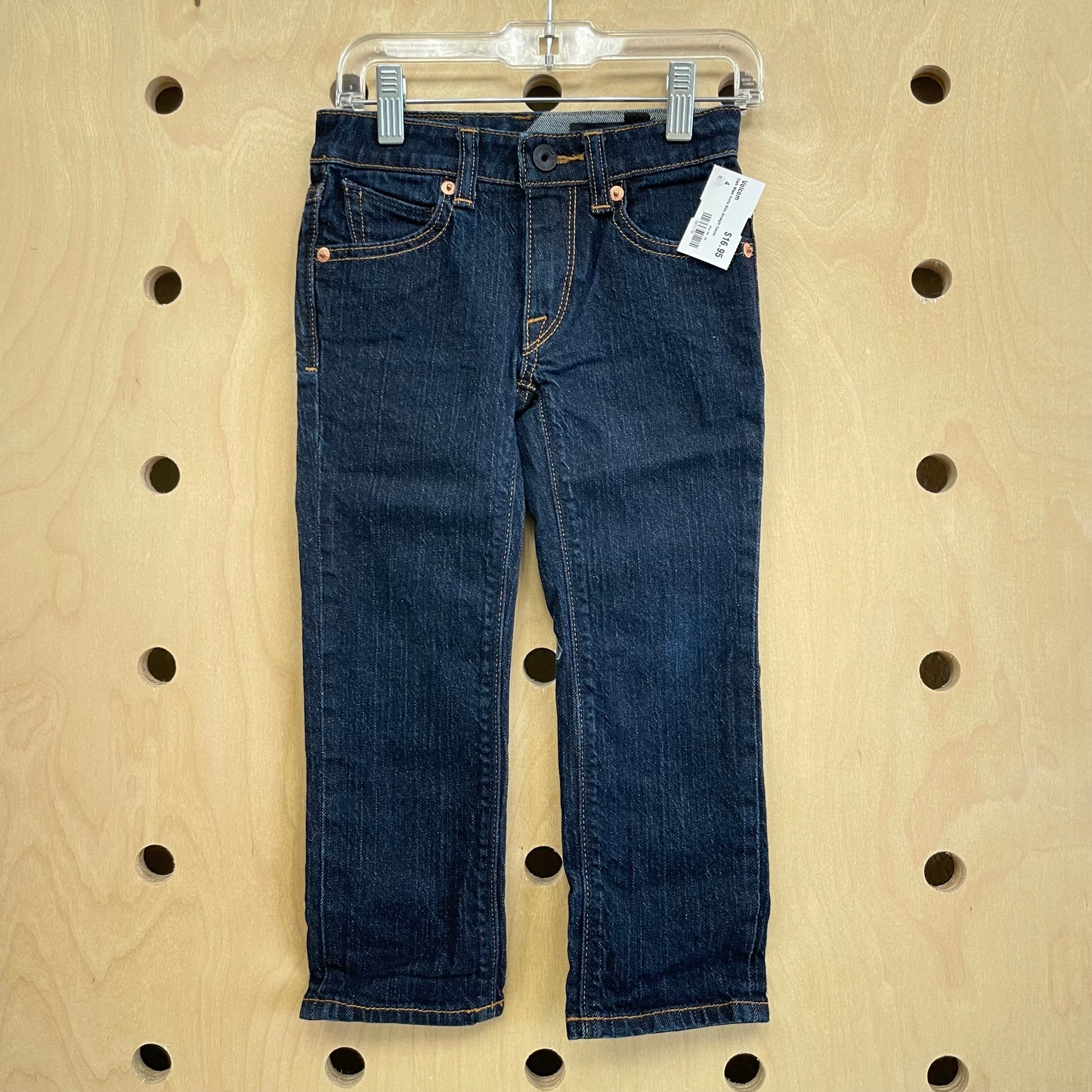 Dark Wash Vorta Slim Straight Denim