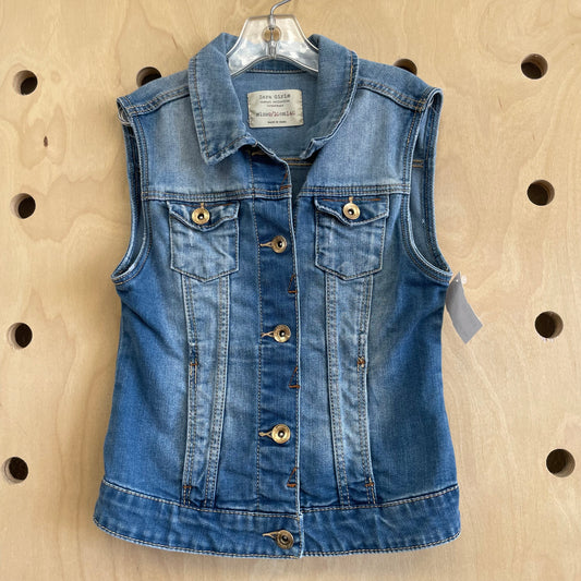 Gold Button Denim Vest