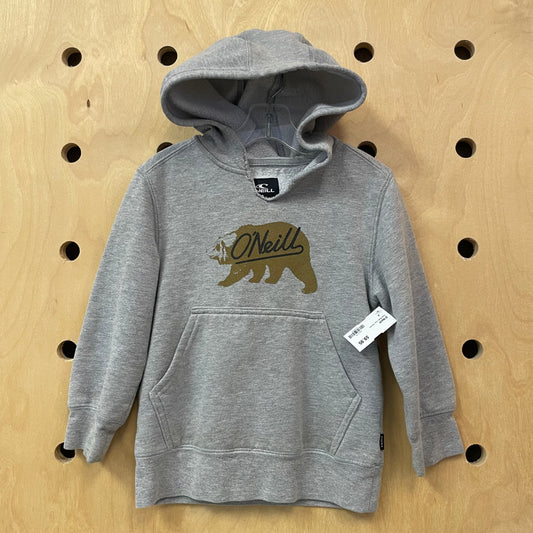 Grey Bear Logo Hoodie