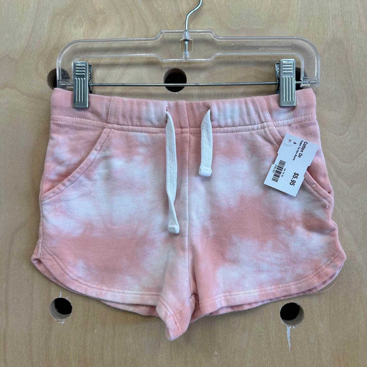 Peach Tie Dye Shorts