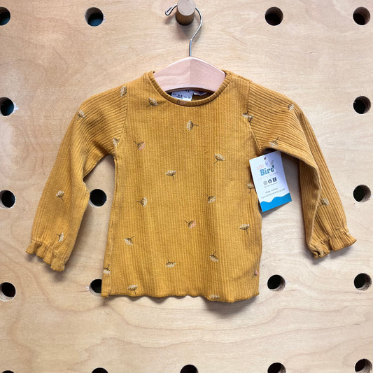 Mustard Ribbed Dandelion LS