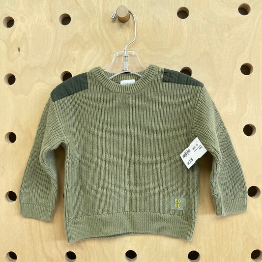 Green Knit Sweater
