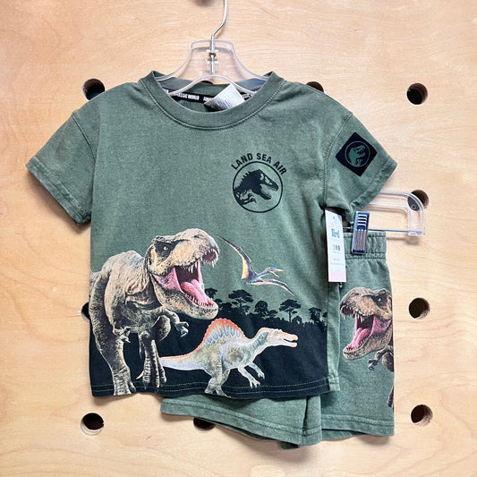 Green Land Sea Air Dinos Outfit