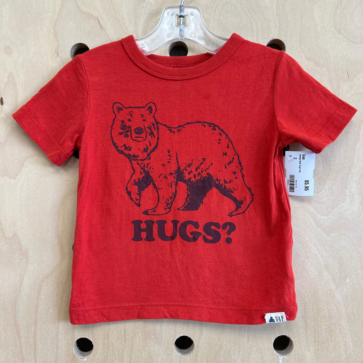 Orange Bear Hugs Tee