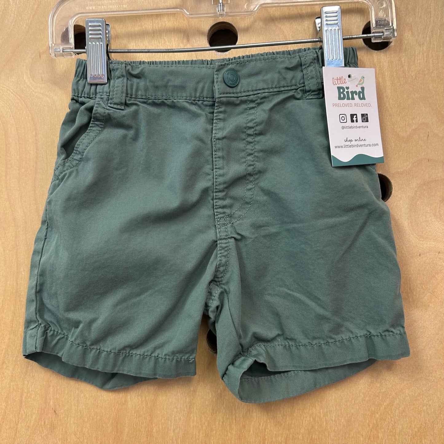 Green Quick Dry Shorts