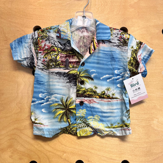 Island Rayon Button Up