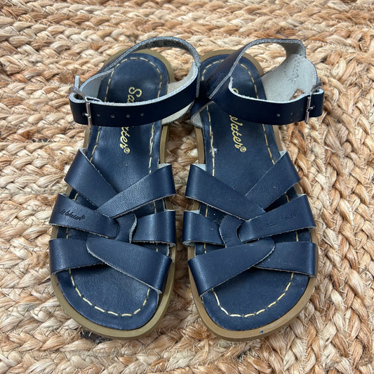 Blue Leather Sandals