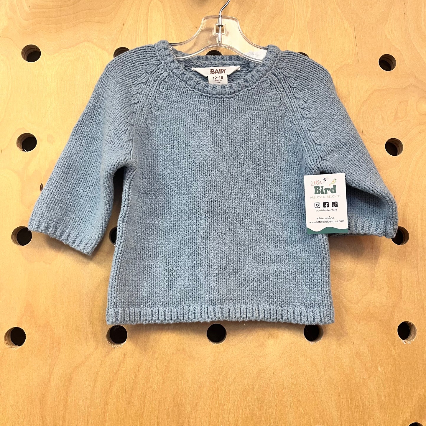 Dusty Blue Sweater NEW!