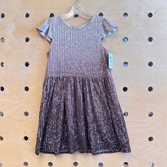 Brown Ombre Sequins Dress
